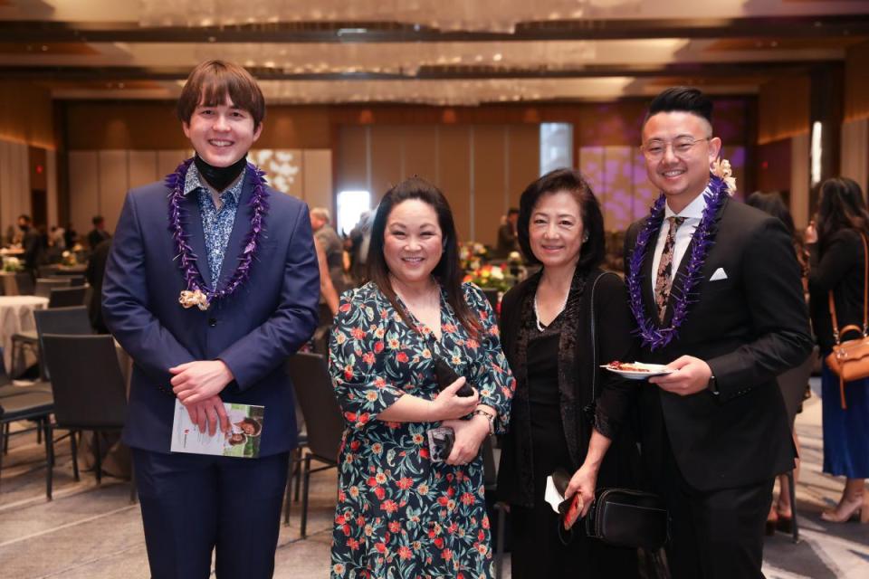 Kai Vanderlip and Bryce Ikemura and guests